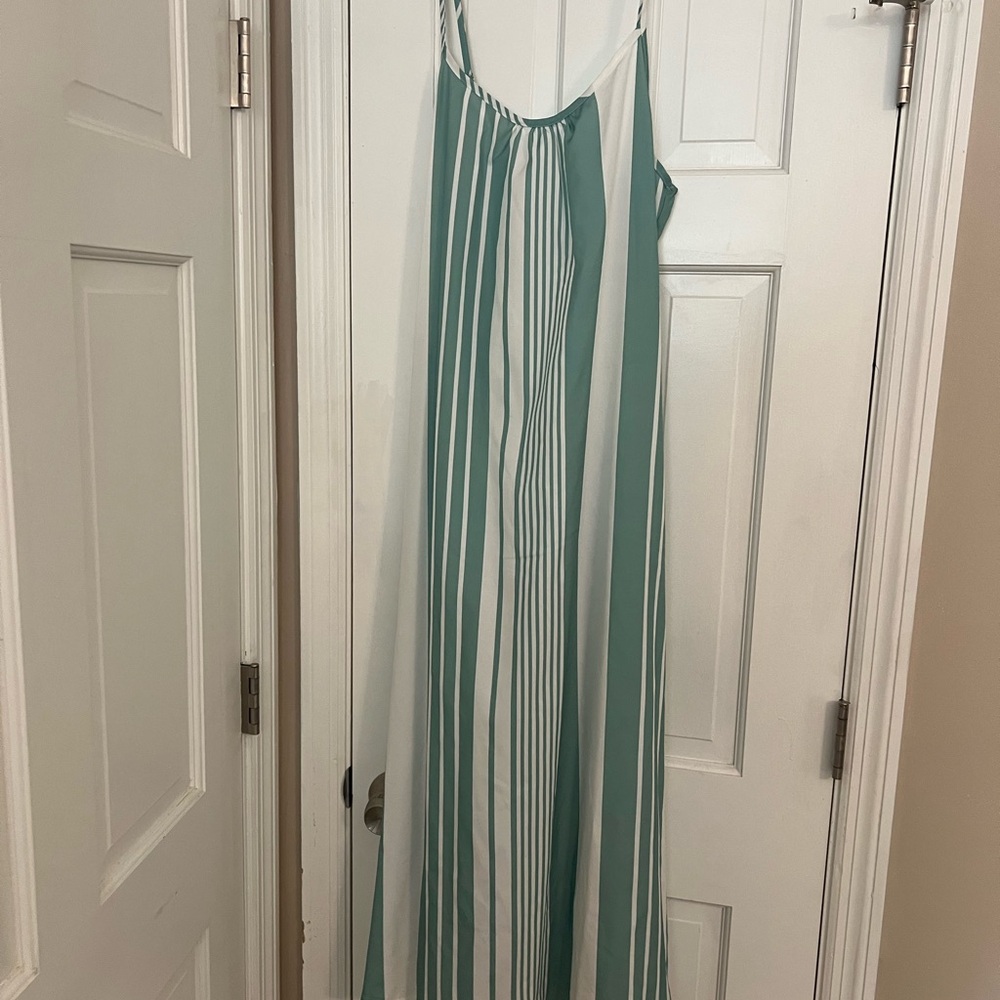 Sheer dress with slits on both sides. Perfect for the beach. Only worn once.